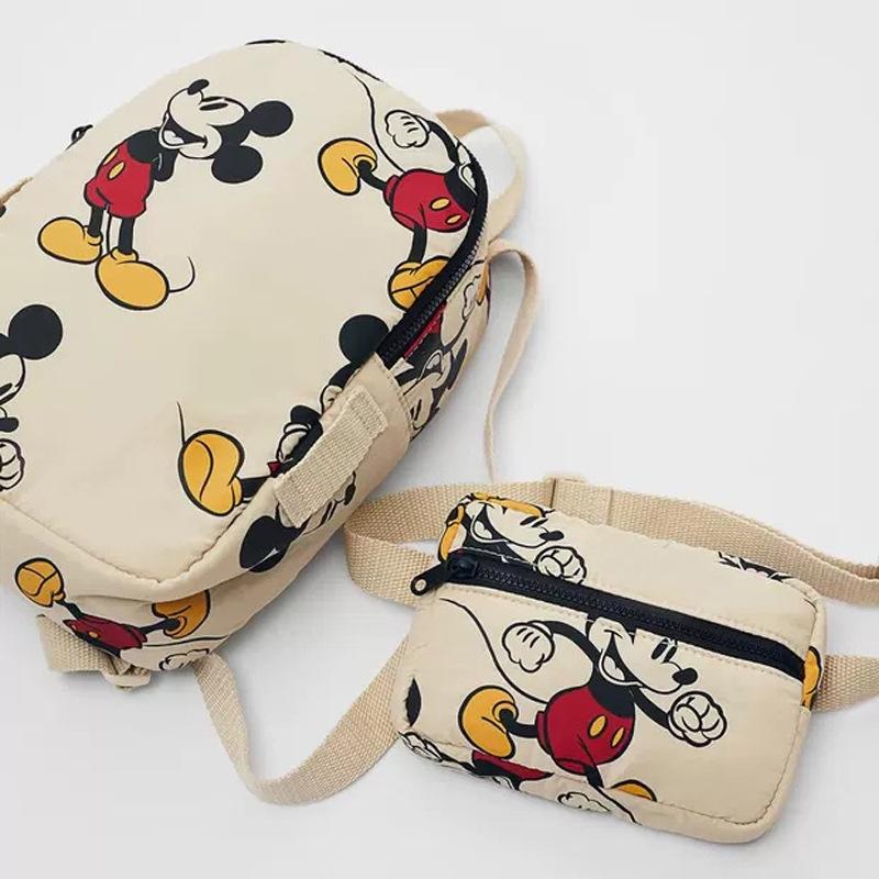 Disney Chuột Mickey Ba Lô Cô Gái Cậu Bé Có Thể Tháo Rời Dây Túi Trẻ Em Túi Nhỏ Bé Kawaii Túi