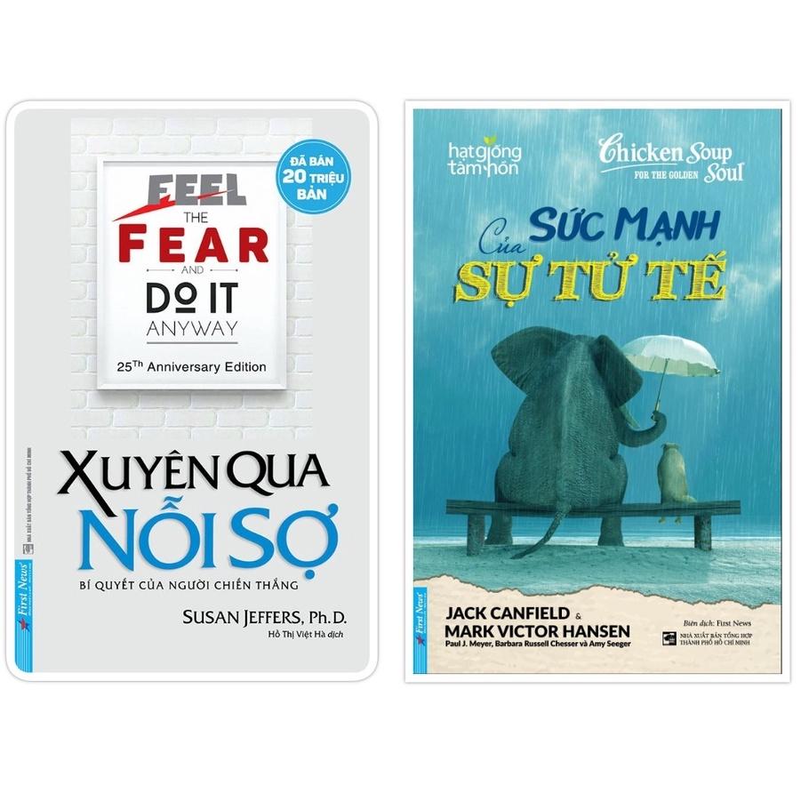 Sách - Combo Xuyên qua nỗi sợ + Sức mạnh của sự tử tế - FirstNews