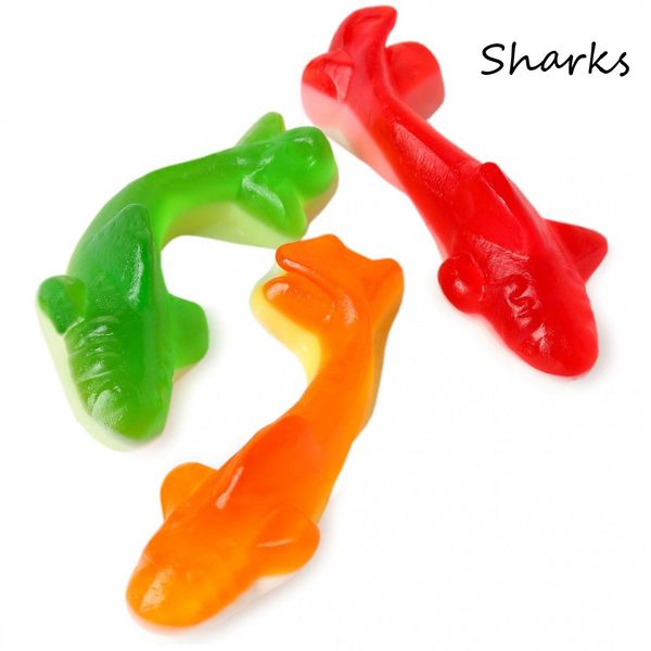 Combo 3 gói Kẹo dẻo Fini Jelly Sharks 100gr