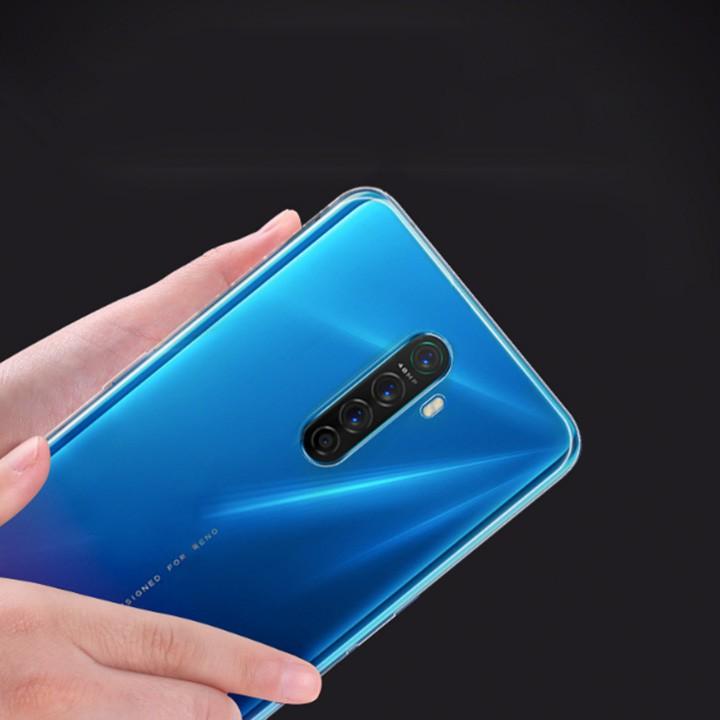 Ốp lưng dẻo silicon trong suốt dành cho Oppo Reno 10x