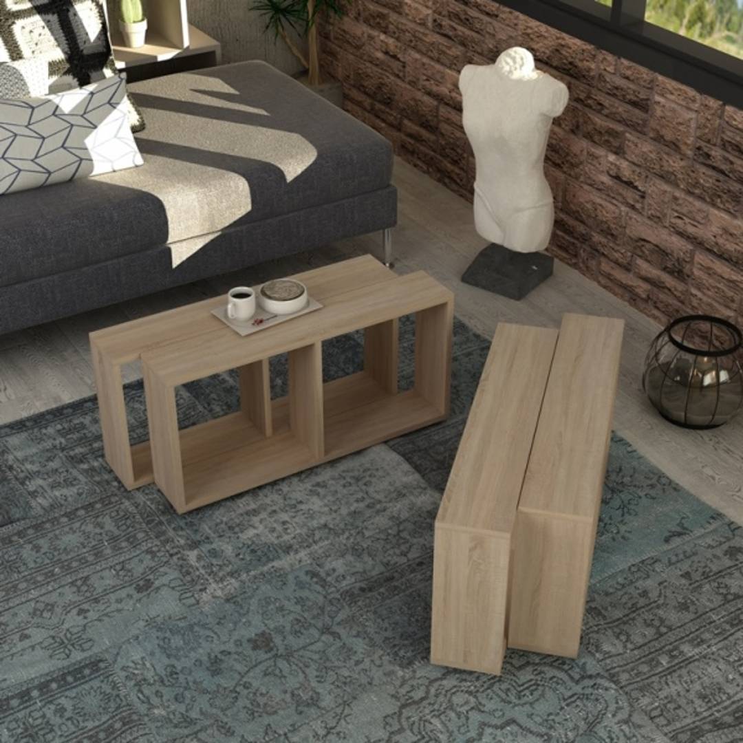 Bàn sofa dáng thấp cho phòng khách SMLIFE Calvin