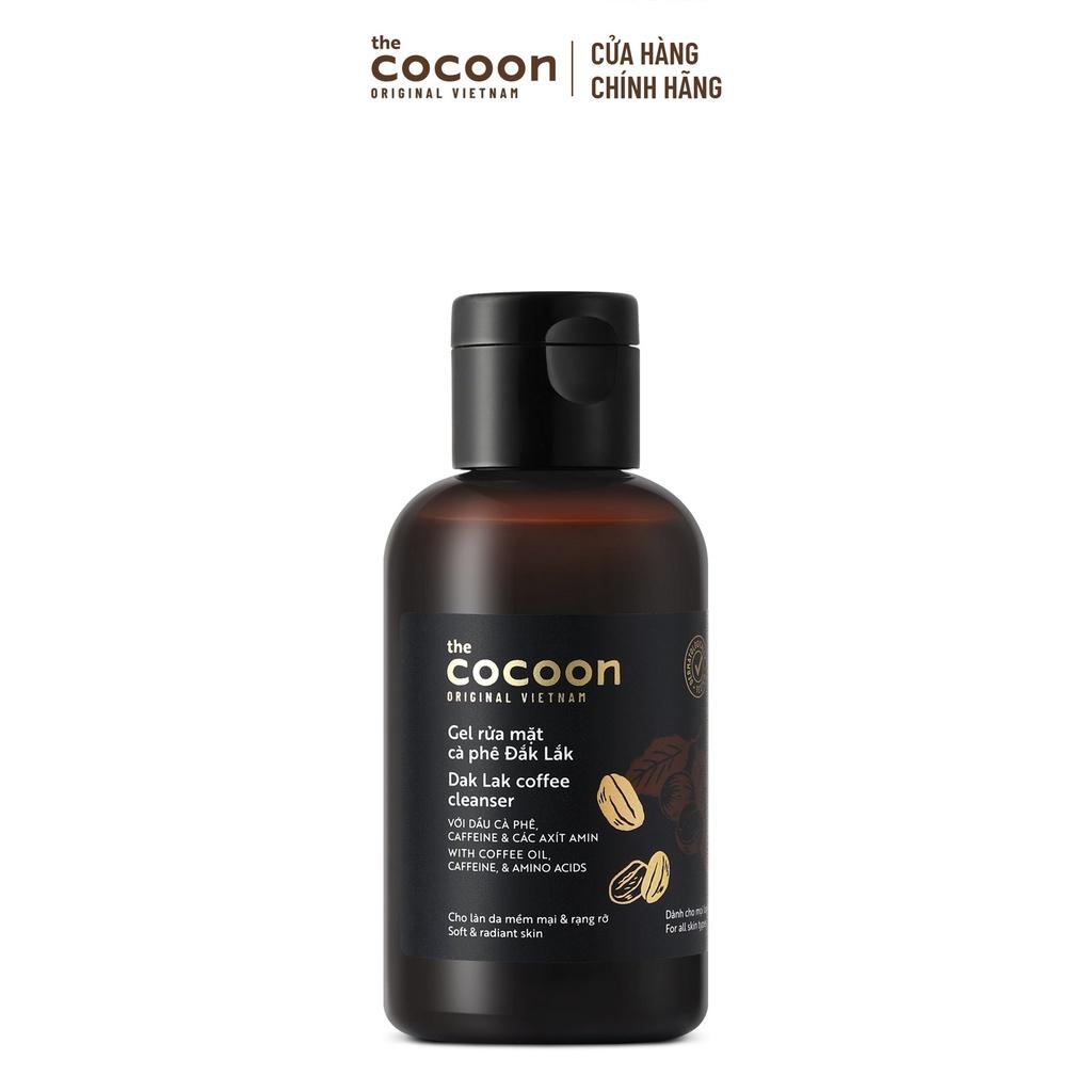 Gel rửa mặt cà phê Đắk Lắk Cocoon cho làn da tươi mới và rạng rỡ 140ml