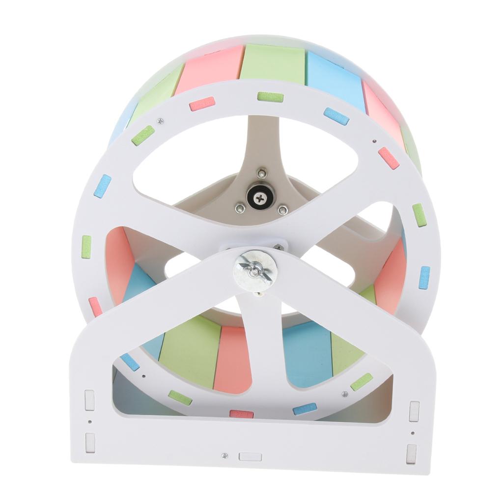 Hamster Mouse Rat Small Animals Silent Running Exercise Wheel Toys Colorful