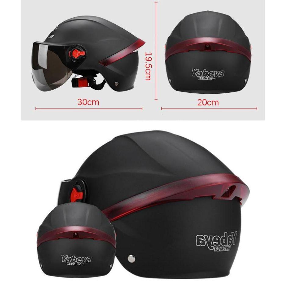 Mũ bảo hiểm xe máy có kính chống tia UV 2021