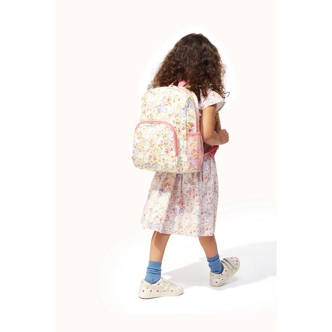 Cath Kidston - Ba lô cho bé/Kids Classic Large Backpack with Mesh Pocket - Unicorn - Yellow -1040593