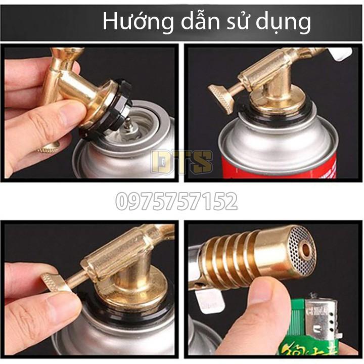 Đèn khò gas cao cấp No.773 Đài Loan, điều chỉnh nhiệt độ 1500 độ C, đồng nguyên khối 100%, hàn ống đồng, chế biến nấu ăn