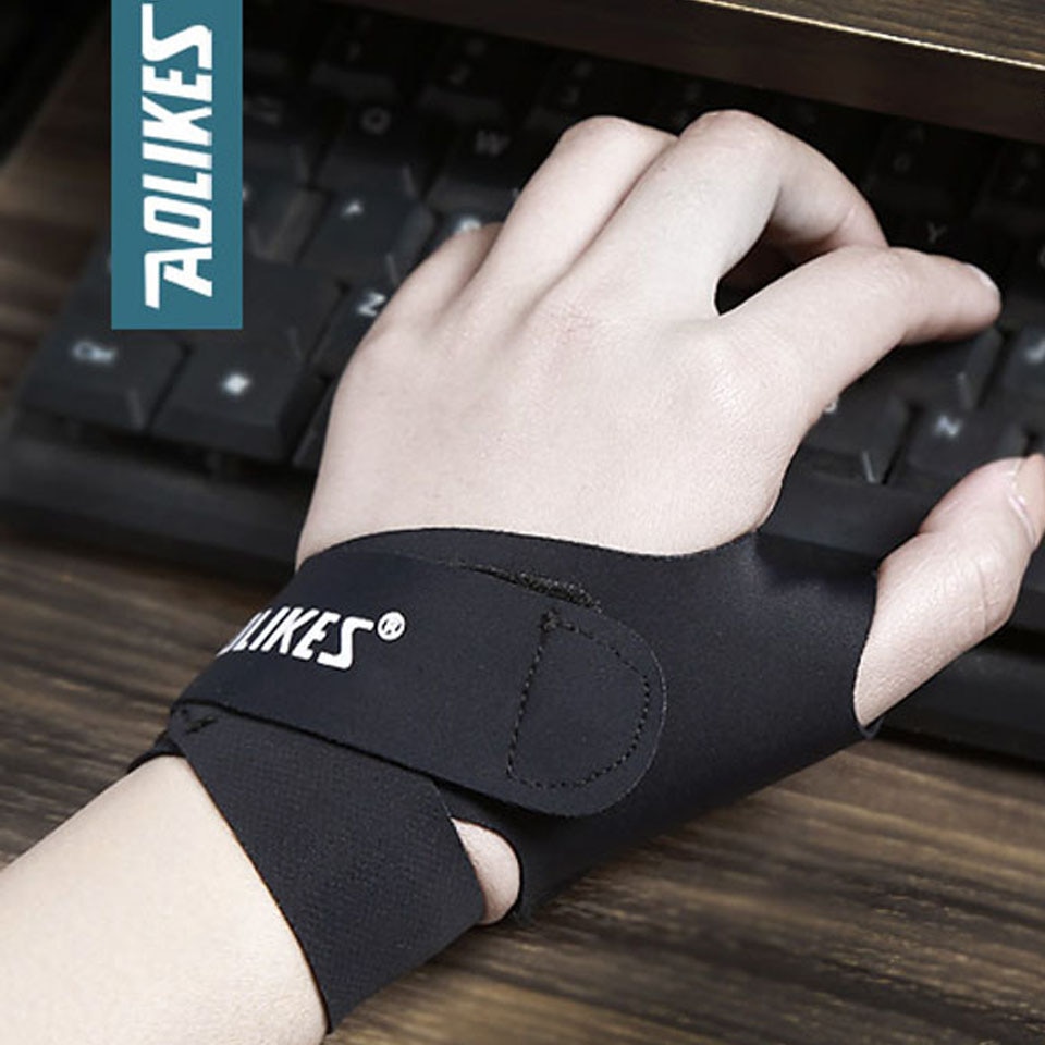 Dây Đeo Nẹp Ống Cổ Tay Hỗ Trợ khớp Khi Bong Gân Wrist Protector AOLIKES YE-1673 - Hàng Chính Hãng