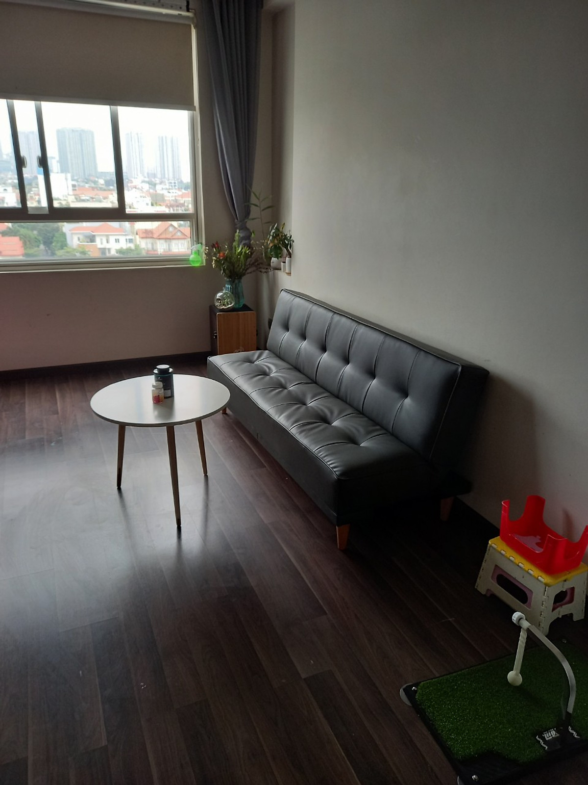 Hình ảnh Sofa giường Special juno sofal 1m7 màu da đen