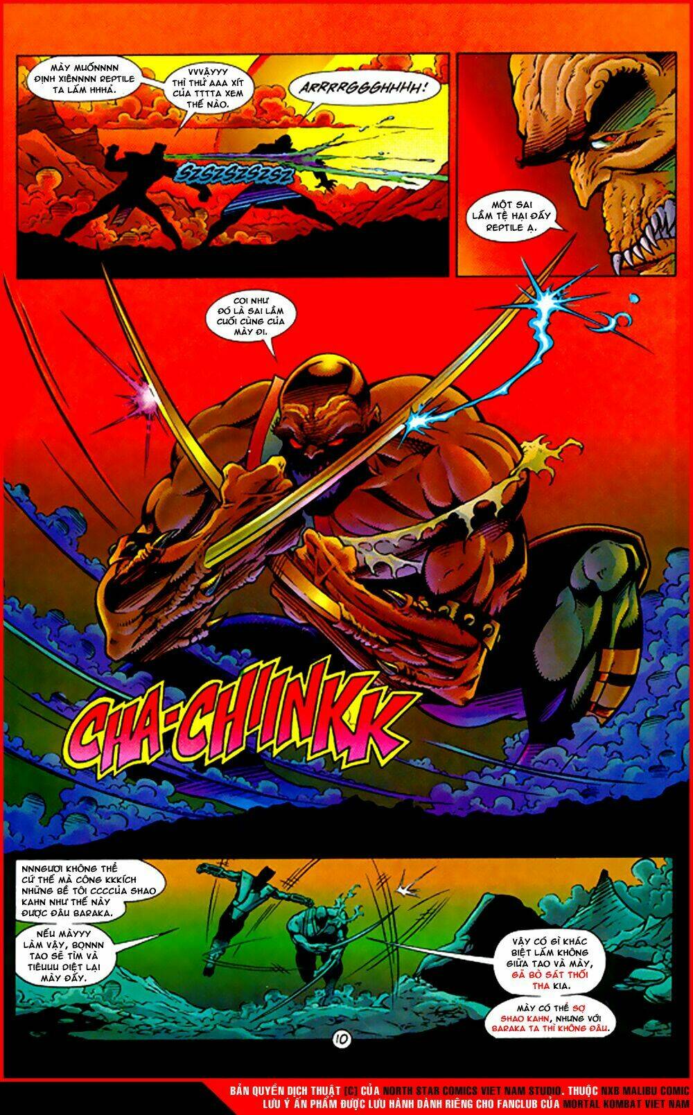 mortal kombat malibu comic chapter 1 10