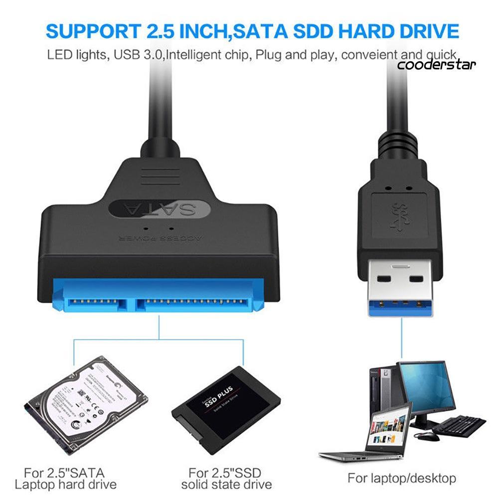 Cáp Chuyển Đổi Cood-Co 22 Pin Sata Sang Usb3.0 2.5 Inch Cho Ổ Cứng Hdd Ssd Sata