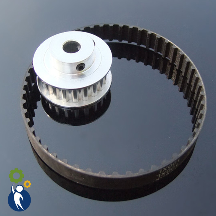 Buly, Puly, Pulley XL Trục 8mm - 30 Răng, sử dụng dây đai XL
