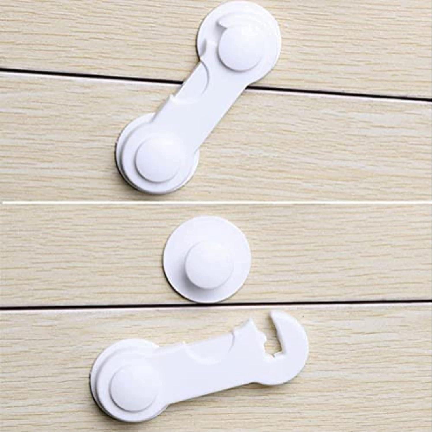 10 khóa cửa trẻ em tủ trẻ em an ninh tự dính khóa cửa ngăn kéo | Ngăn kéo tủ lạnh khóa điều chỉnh khóa bằng keo chắc chắn không cần khoan