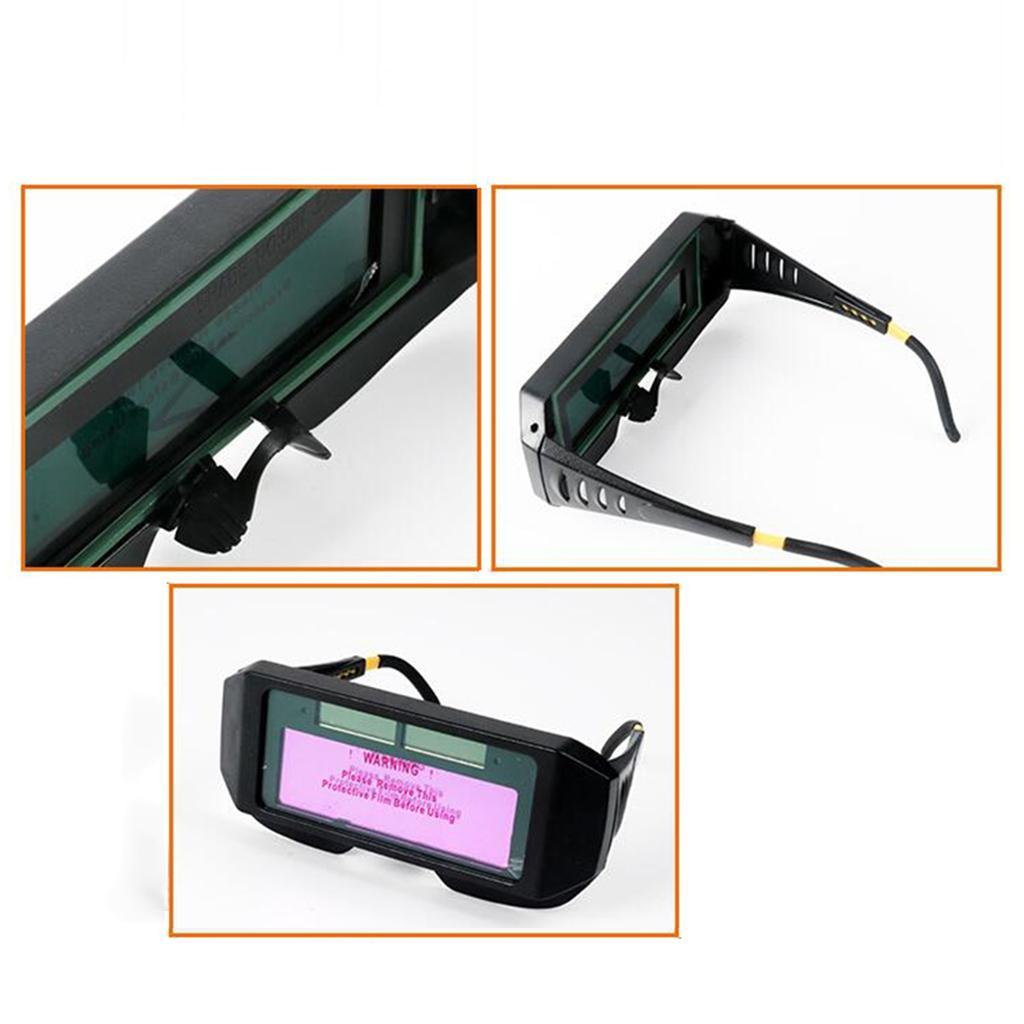 Solar Auto Darkening Welding Goggle, Shaded Safety Glasses Welding Goggles Welder Eyes Protection Glasses