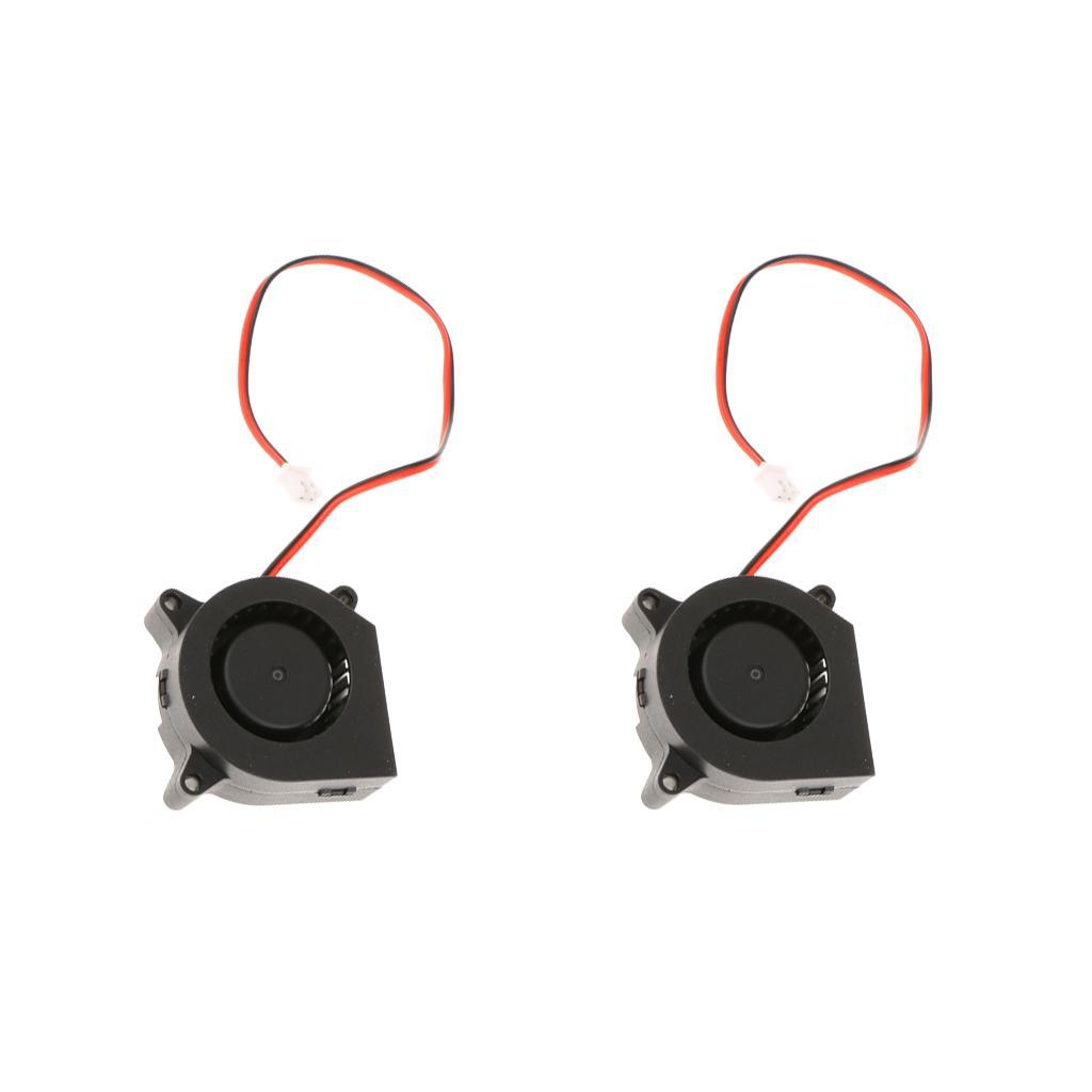 2 pieces 12V 40mm Blower Turbo Fan 40x40x20mm Cooling PLA RepRap for 3D Printer