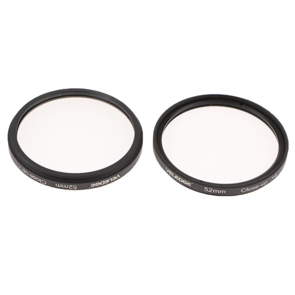 52mm +1+2+4+10 Close Up Macro Lens Filter Kit with Bag for Canon Nikon Sony DSLR