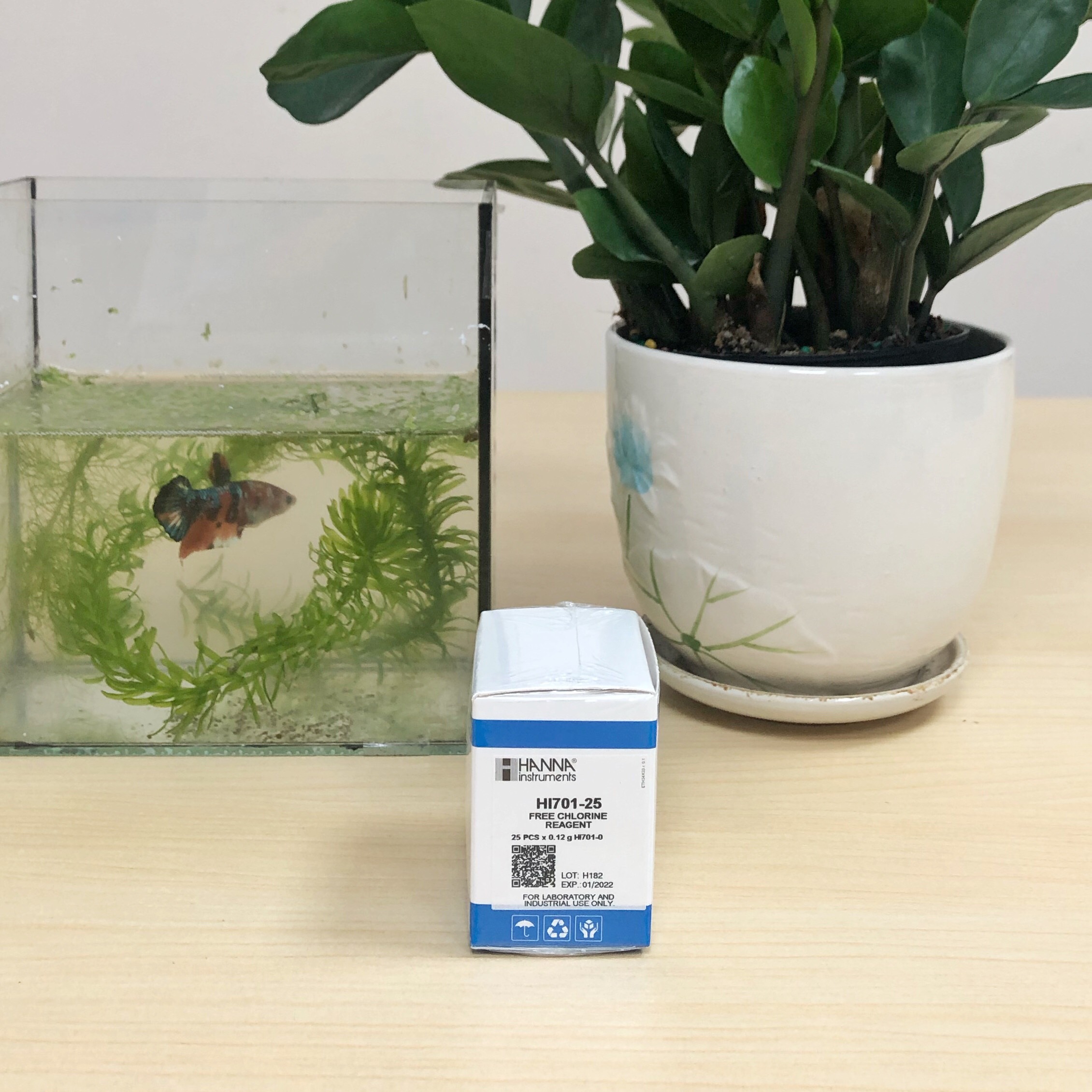 Thuốc thử đo Clo dư HI701-25, 25 lần đo