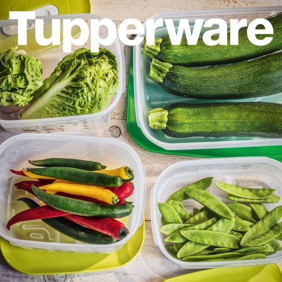 Bộ Hộp Trữ Mát Rau Củ Ventsmart 4 Tupperware, Hộp Có Nút Hô Hấp Giúp Trái Cây Tươi Lâu Hơn, Hộp Biết Thở