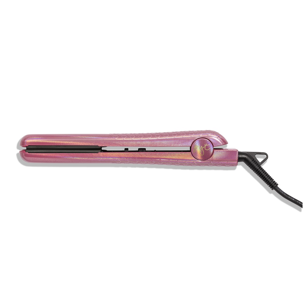 Máy Ép Tóc Lõi Sứ PYT Ceramic Styling Tool (2 trong 1) - Màu Hồng Ánh Kim - Có Thể Vừa Duỗi Và Uốn Tóc