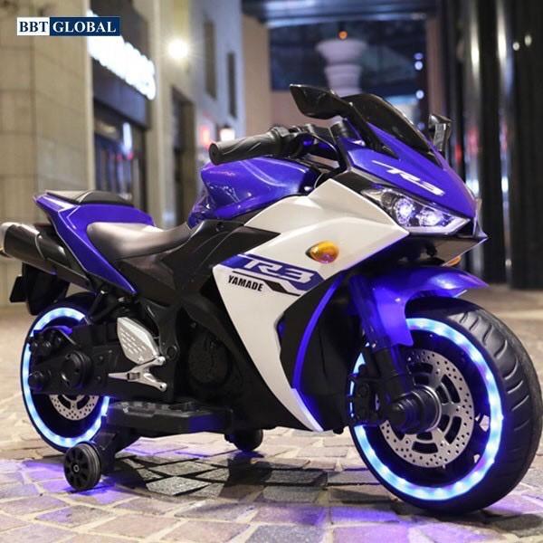 SALE!!! Xe máy điện moto 3 bánh R3 siêu thể thao đồ chơi cho bé tự lái