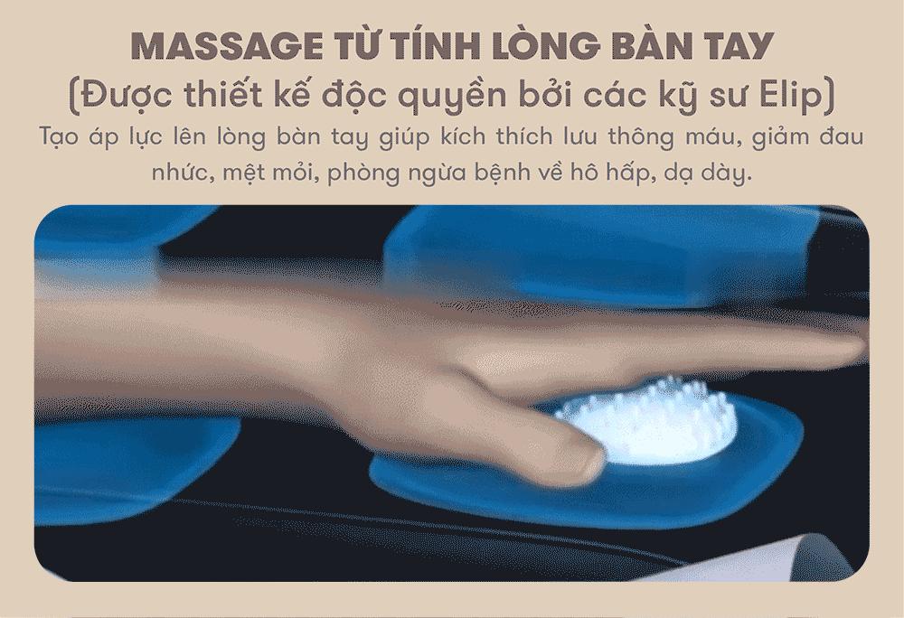 Ghế Massage Toàn Thân ELIP Ole (New) - Công Nghệ Massage 6E Elysium Cải Tiến, Massage Từ Tính Lòng Bàn Tay