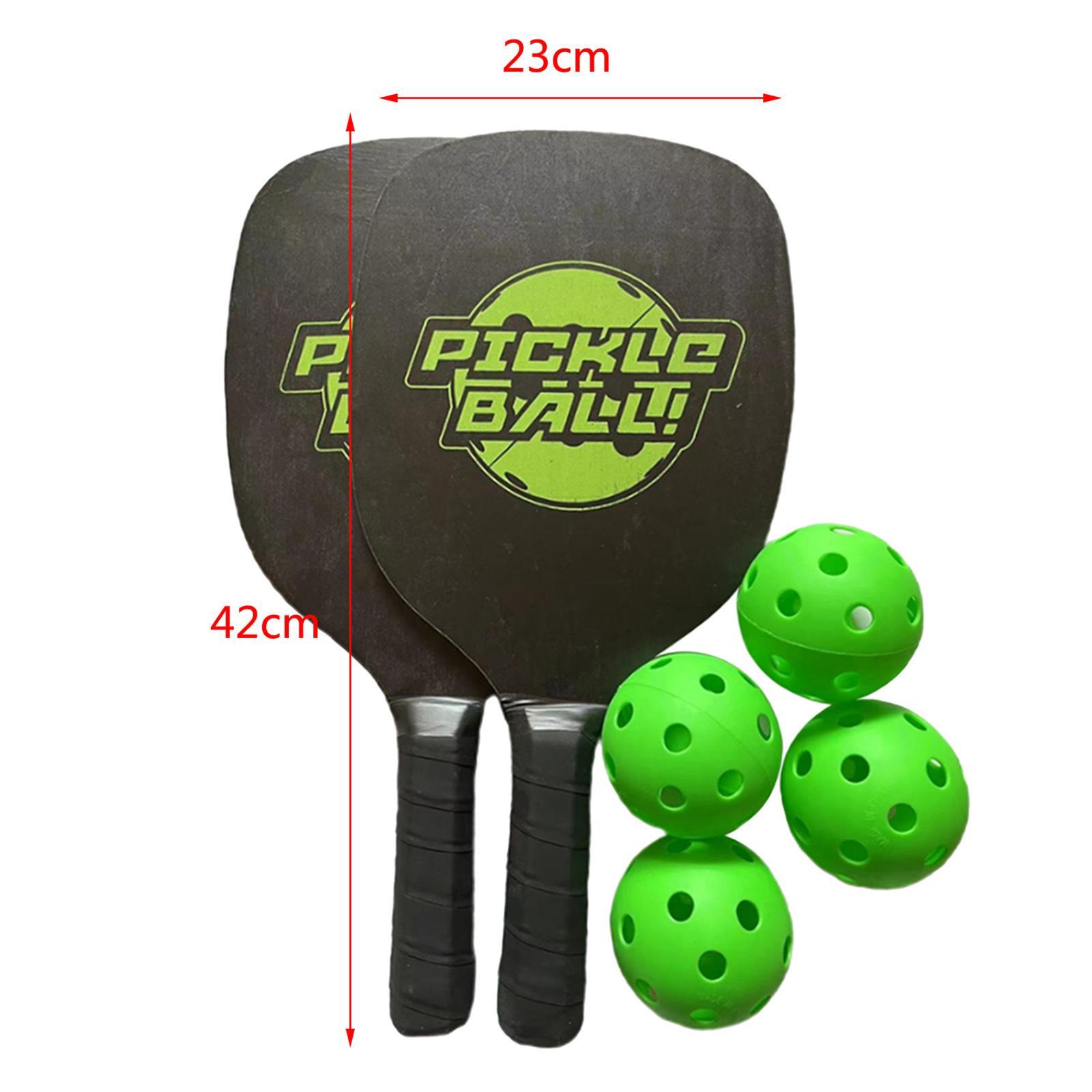 Portable Paddle Set Rackets 4 s, Honeycomb Core for Outdoor ,Men Women, Beginners