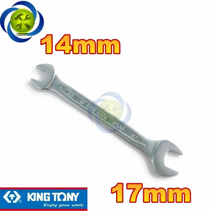 Cờ lê hai đầu miệng 14mm và 17mm Kingtony 19001417