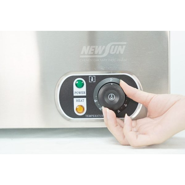 Bàn hâm nóng thức ăn HB-3V thiết kế 3 khay 580mm tiện lợi NEWSUN - Hàng chính hãng