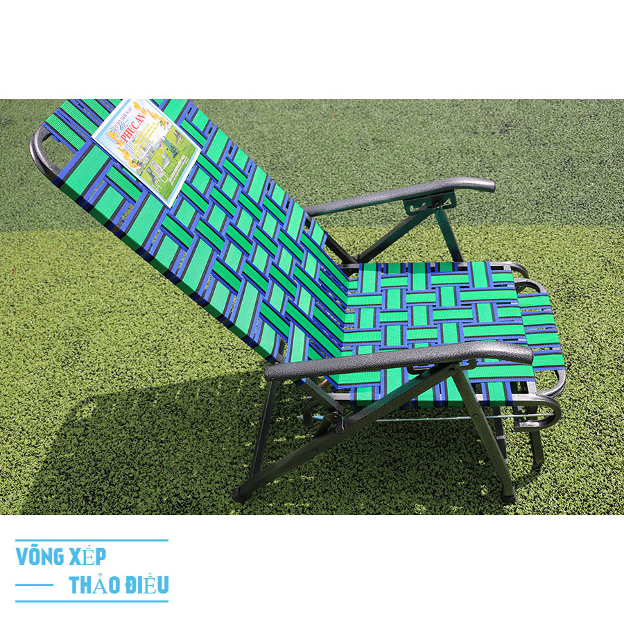 Ghế xếp gấp gọn dây bẹ khung sơn tĩnh điện