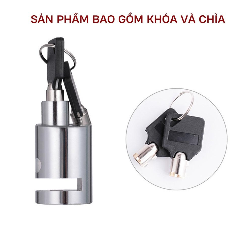 Khóa Phanh Đĩa Chống Trộm Xe Đạp,Xe Máy Thép Đúc Nguyên Khối Nhỏ Gọn Tiện Lợi