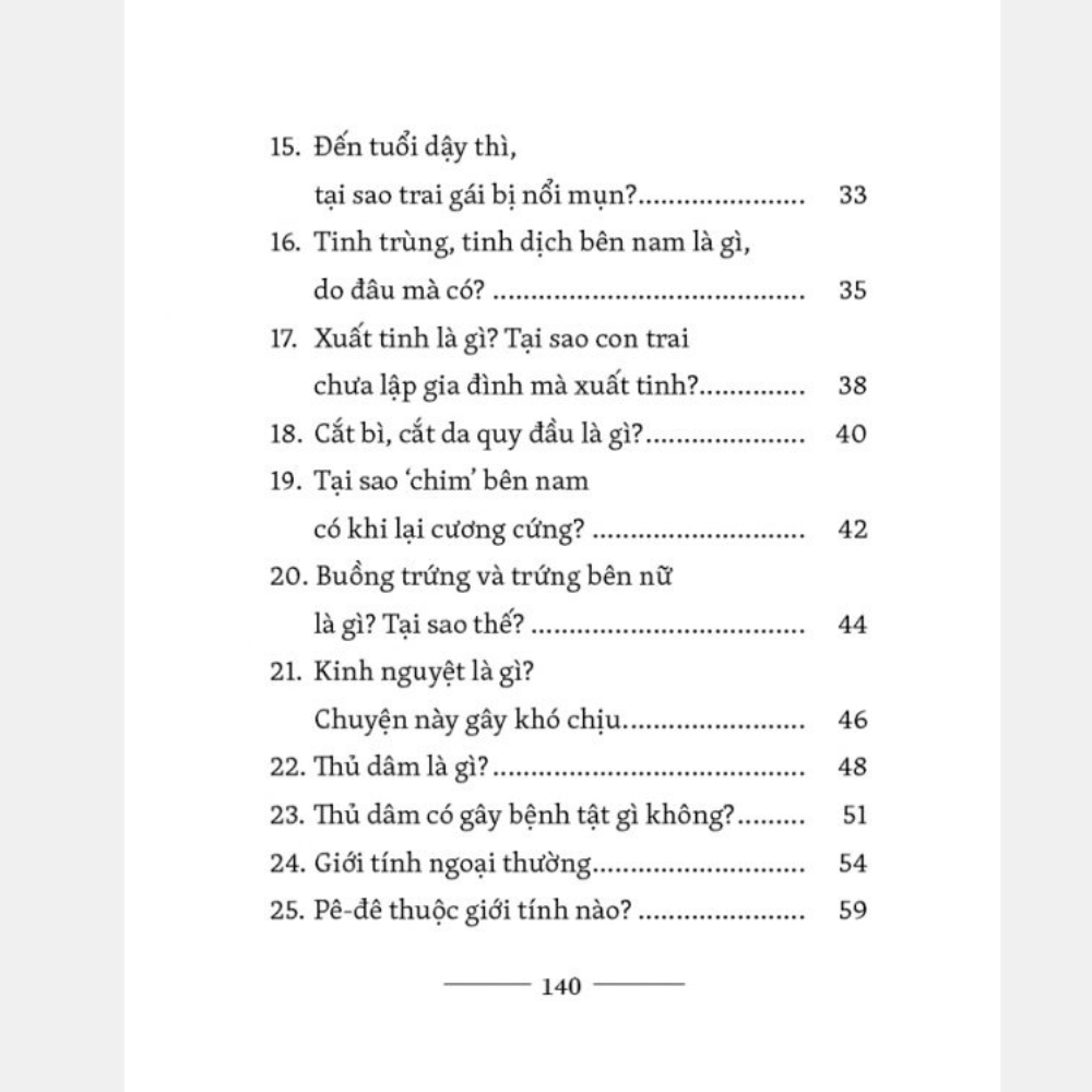 Giải Đáp Thắc Mắc Giới Tính