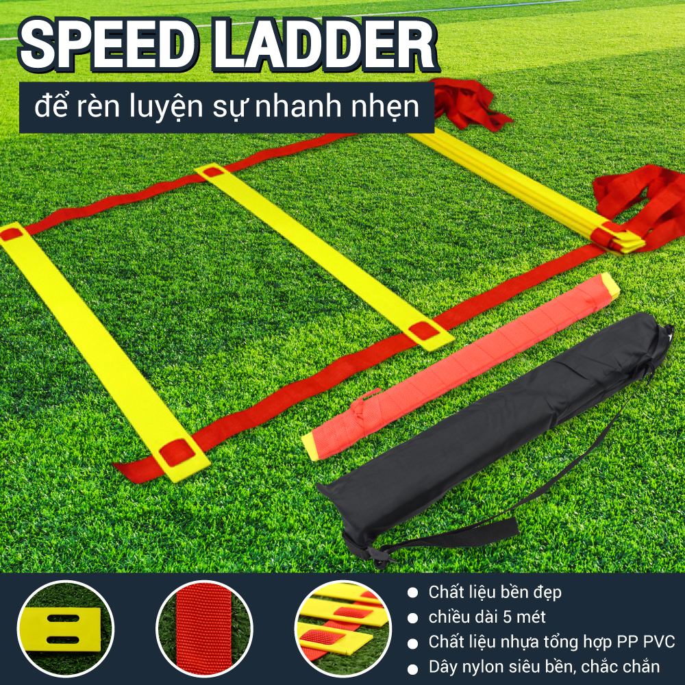 BG Thang tập bật nhảy thể lực thể thao dụng cụ cardio SPEED LADDER nhiều sự lựa chọn