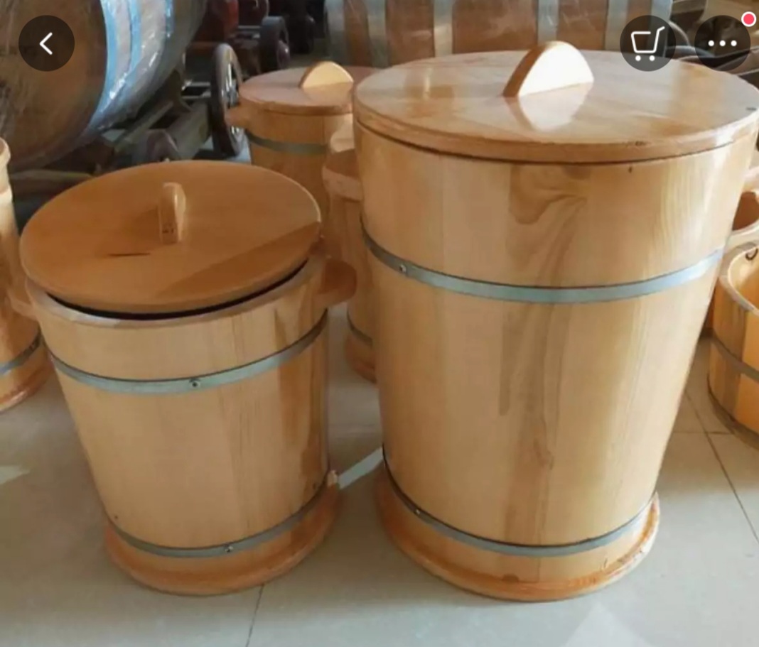 Thùng đựng gạo bằng gỗ - Loại 15 kg