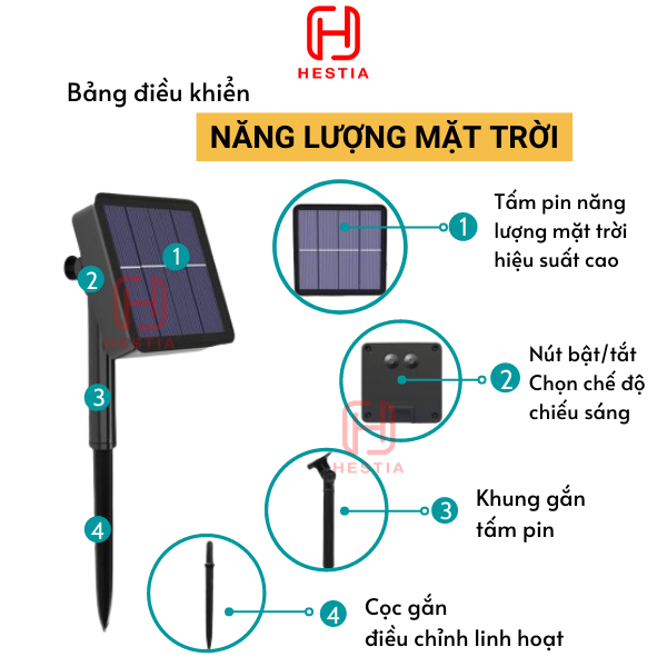 Đèn led dây năng lượng mặt trời T-Light 10 mét, 20 mét cho không gian Nhà, Quán Cafe, Ban Công, Sân Thượng Siêu Chill