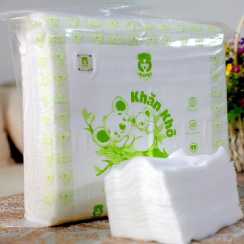 Combo 2 bịch khăn khô đa năng Mipbi 600g