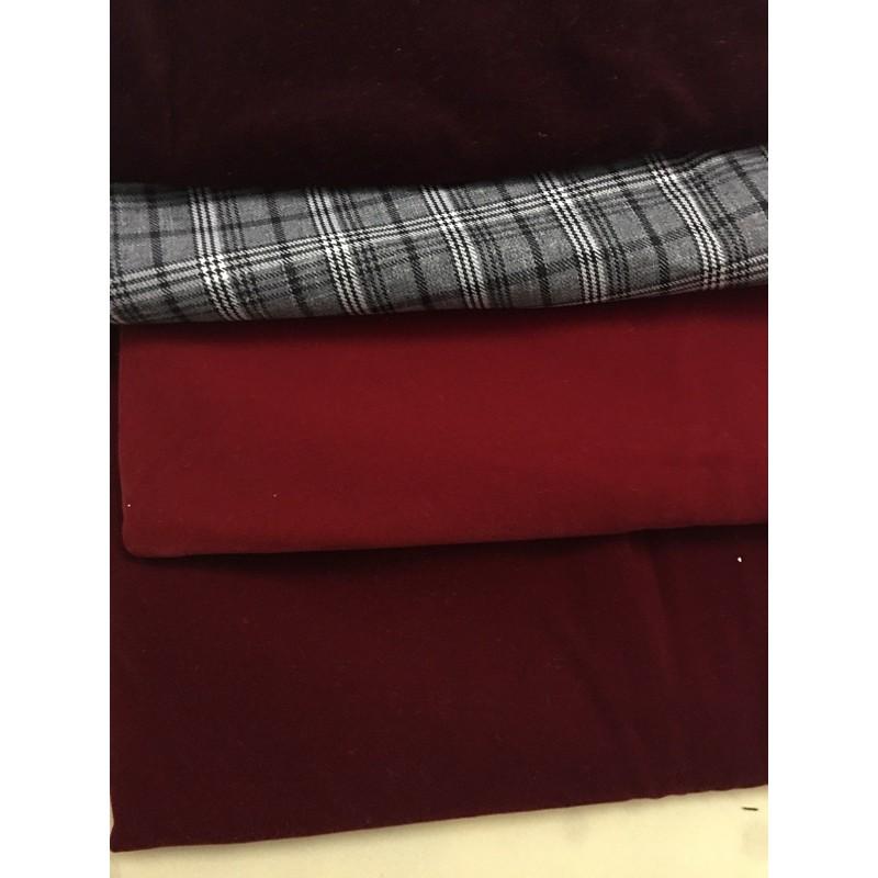 Vải nhung handmade