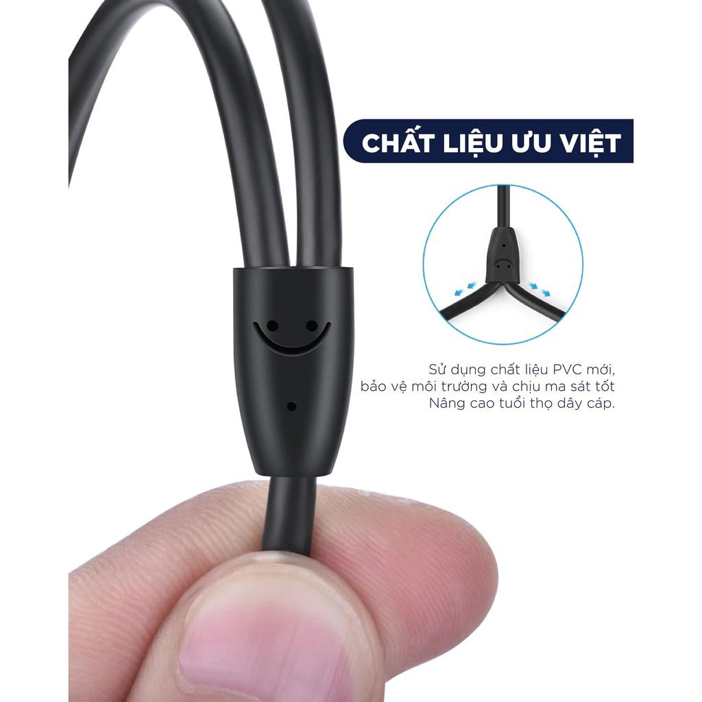 Dây Audio 3.5mm ra 2 đầu RCA UGREEN AV116 - Hàng chính hãng