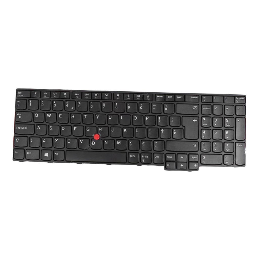 For Lenovo ThinkPad E570 E575 E570C Keyboard UK Layout Framed