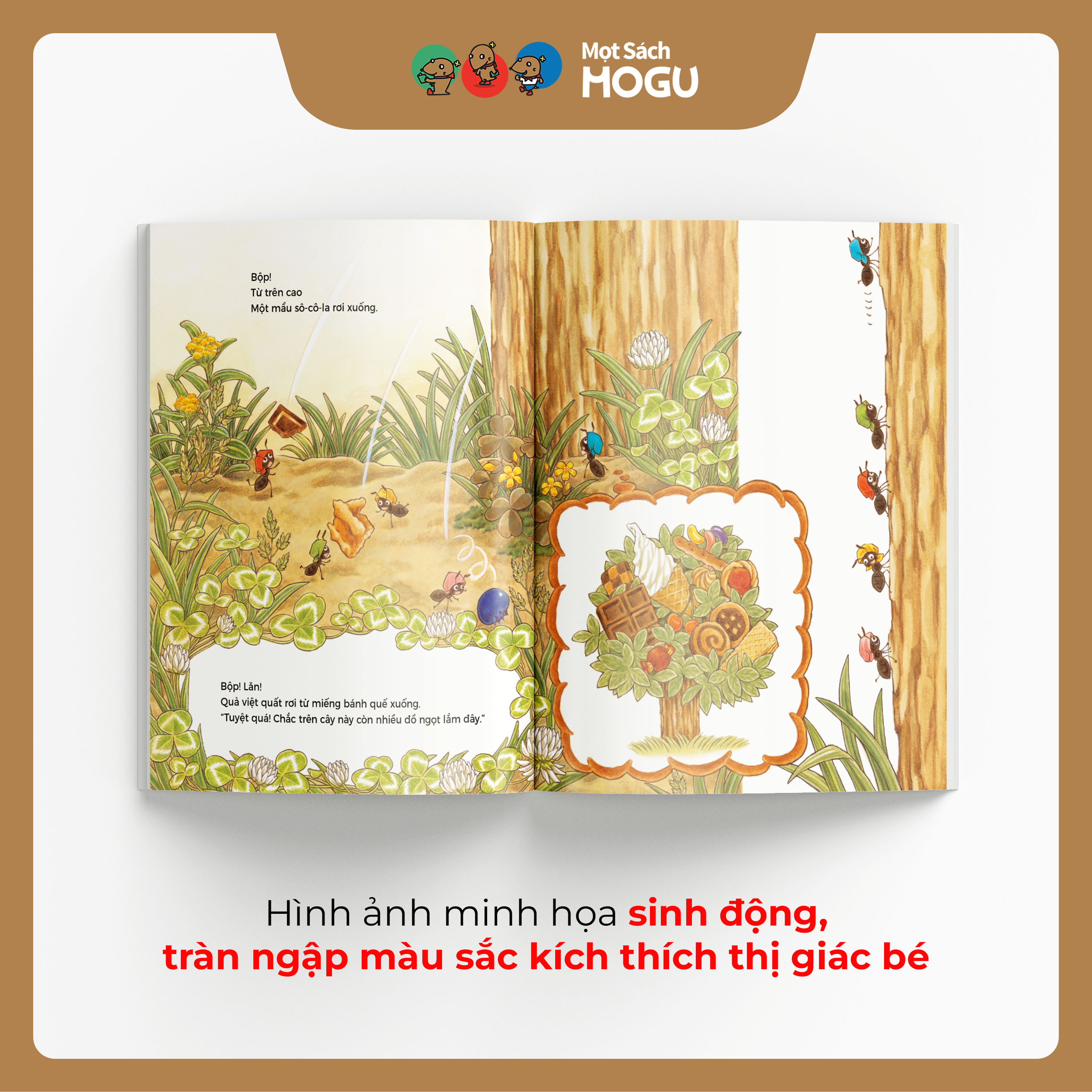 Truyện Ehon bé 3-4-5 tuổi - Tiệm bánh ngọt lừng danh