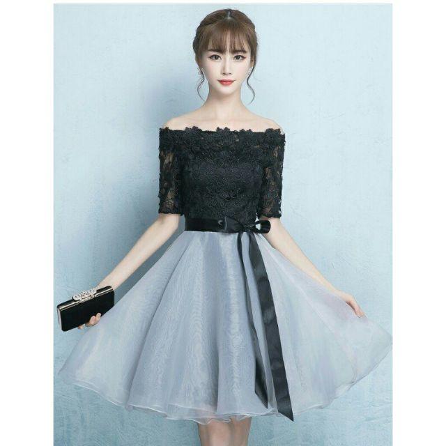 NHẬP WAJULY GIẢM 10%- HÌNH THẬT- CÓ SIZE L DƯỚI 60KG- ĐẦM XÒE REN TRỄ VAI