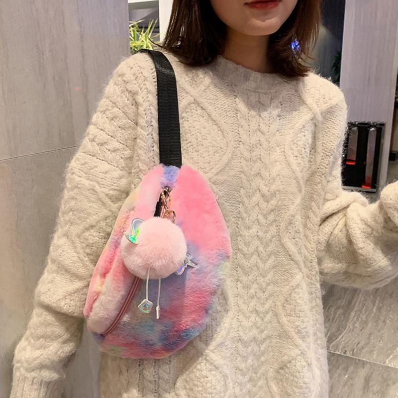 2021 Mới Kỳ Lân Eo Túi Nữ Thời Trang Sang Trọng Đáng Yêu Hông Nữ Bé Gái Dây Đeo Vai Túi Trẻ Em Eo Gói Hoạt Hình điện Thoại