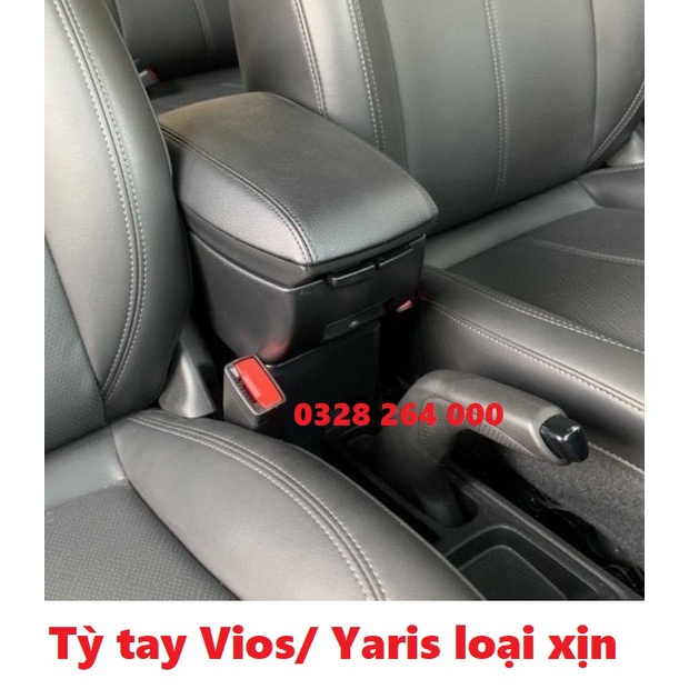 Loại xịn- Hộp tỳ tay xe Toyota Vios/ Yaris 2014- 2022 Tích hợp cổng usb , hàng đẹp