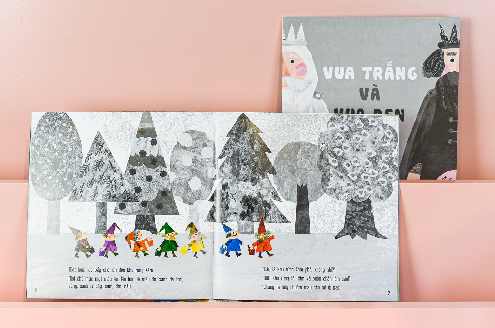 Sách Ehon Nhật Bản - Vua Đen và Vua Trắng