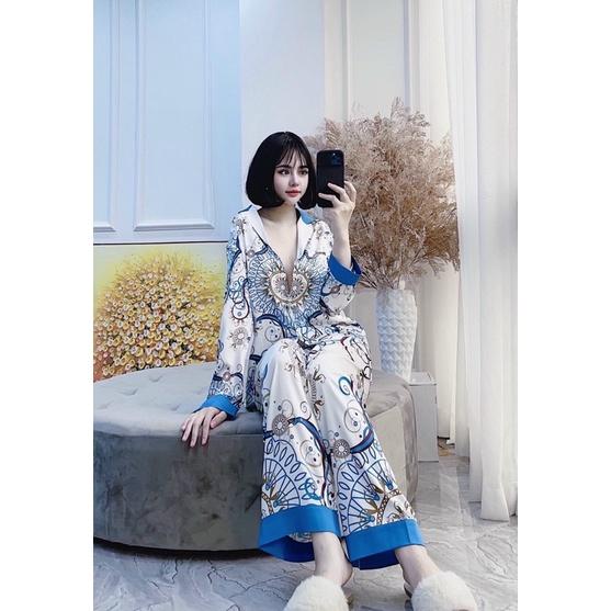 BỘ PYJAMA HOẠ TIẾT 011 CLC- HÀNG QC CAO CẤP