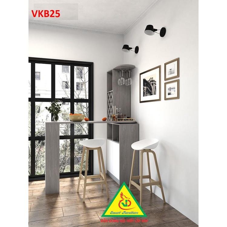 Quầy bar mini kết hợp tủ rượu VKB025 - Nội thất lắp ráp Viendong Adv