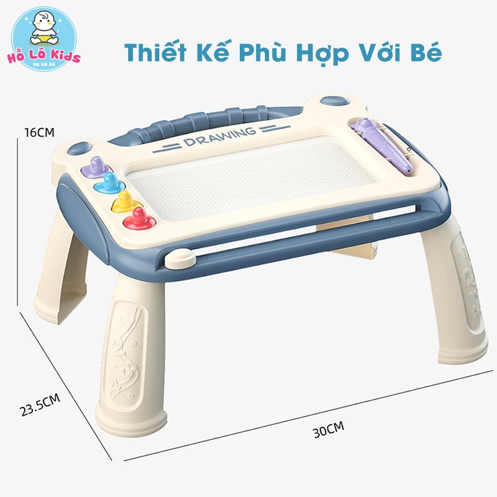 Bảng vẽ tự xóa sáng tạo thông minh có chân bàn tập vẽ cho bé Hồ Lô Kids