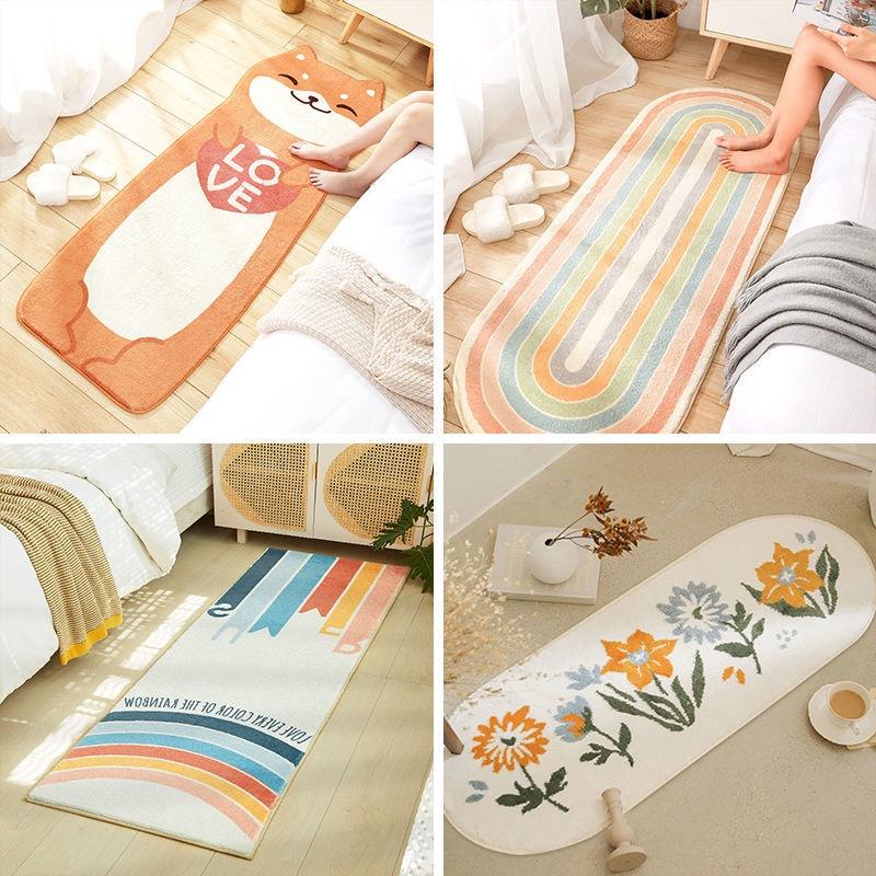 Thảm Cashmere trải sàn trang trí phòng khách/phòng ngủ kiểu Bắc Âu