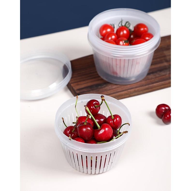 Rổ mini đựng hành tỏi có nắp