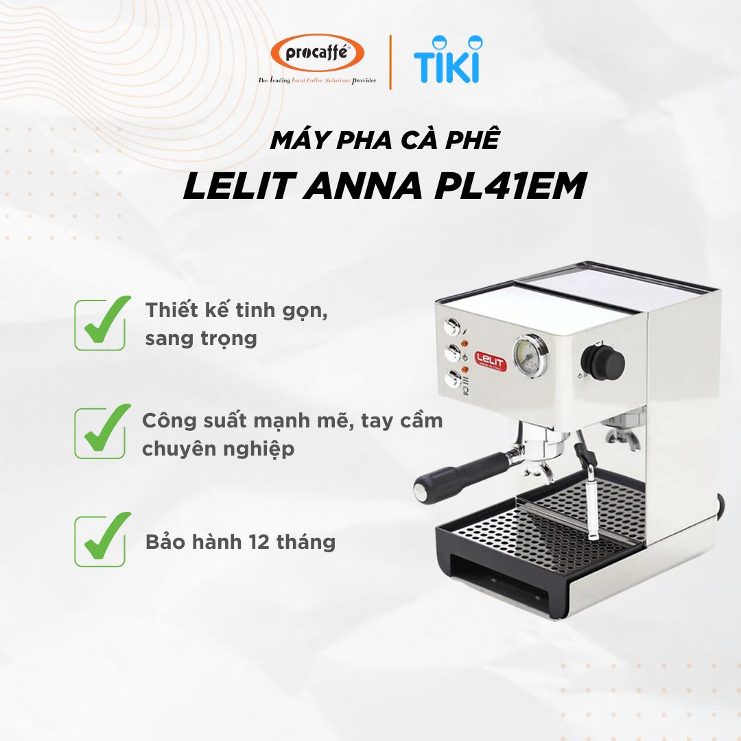 Máy pha cà phê chính hãng LELIT ANNA PL41EM