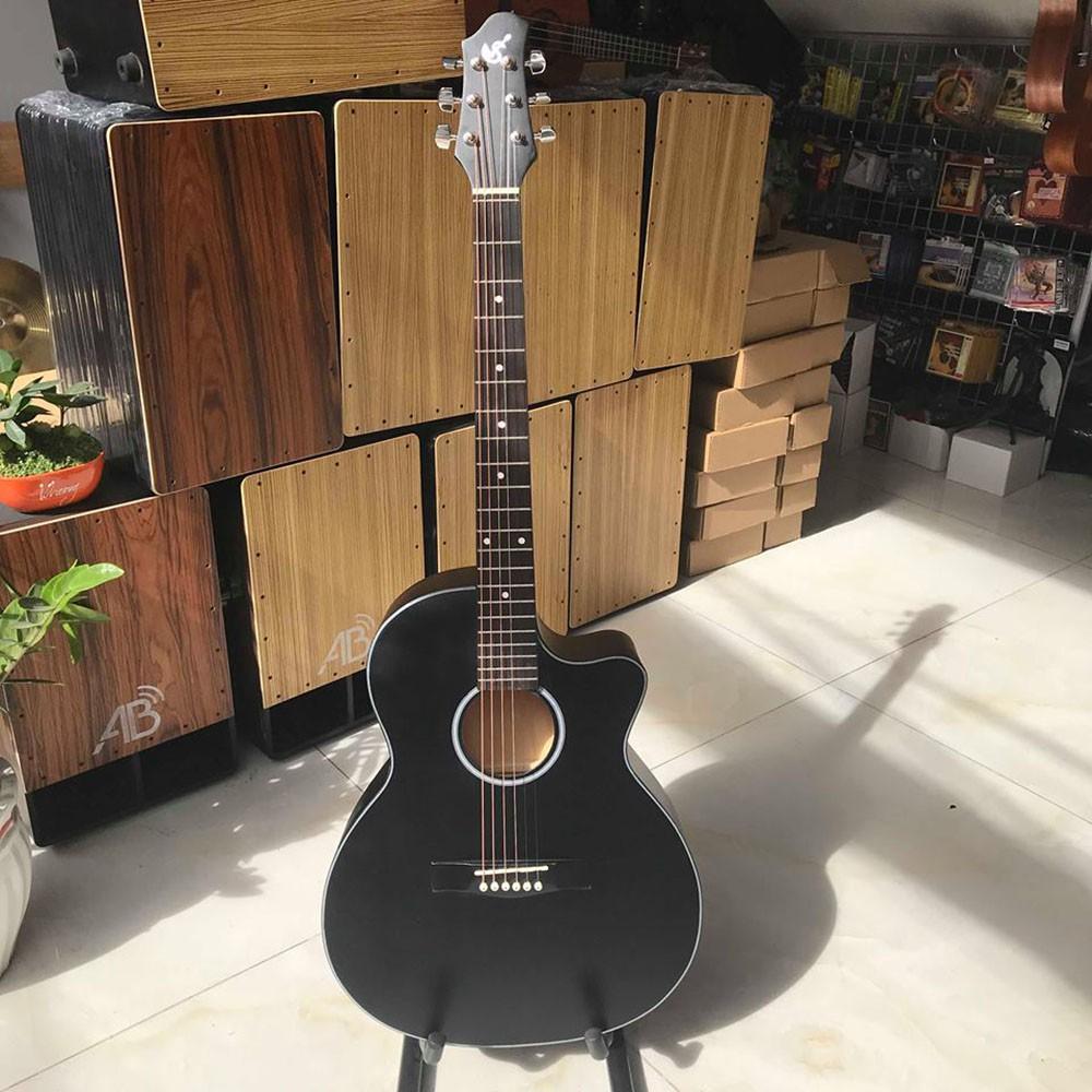 Đàn guitar aoustic SV1 - đàn tập chơi giá rẻ - tặng 6 phụ kiện được sinh viên ưa chuộng