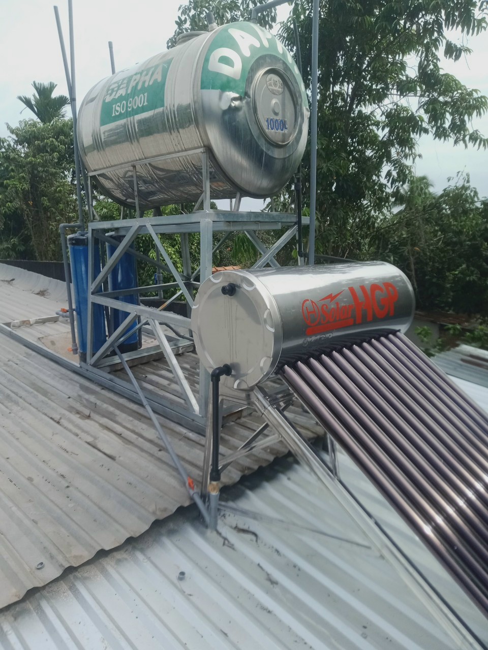 Hệ Thống Lọc Nước Phèn Nhựa PVC Phi 220mm - Đơn giá / 1 Cột